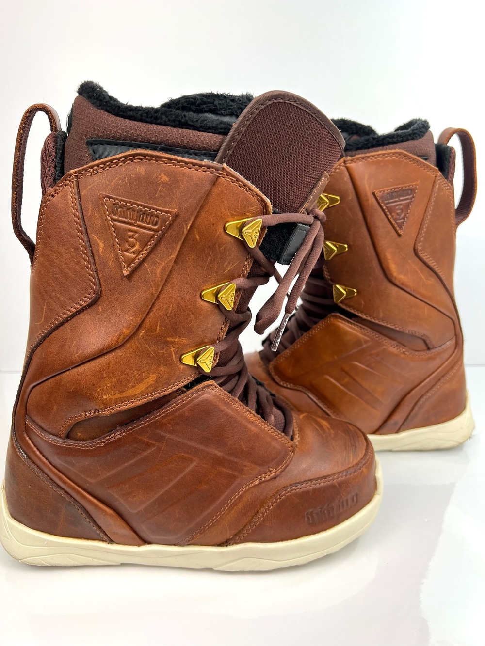 Thirty two Lashed Leather Premium Women’s Snowboard Boots 7.0 Brown Winter